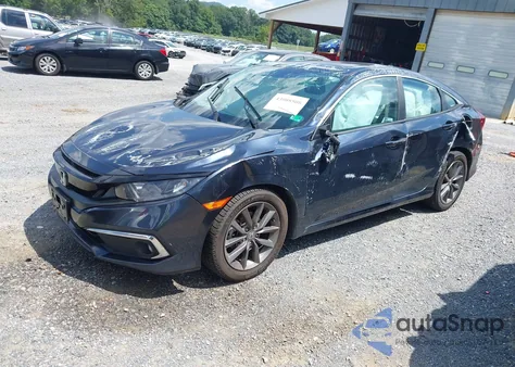 2021 Honda Civic Ex-L z USA, uszkodzony, nr VIN 19XFC1F74ME000494